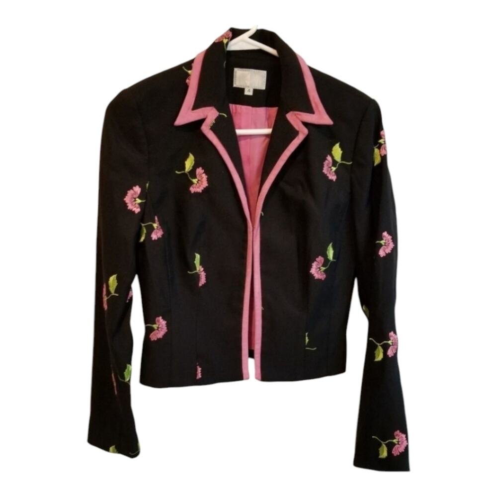 Alberto Makali embroidered Floral cropped bolero‎ Bull Fighting jacket Blazer 4